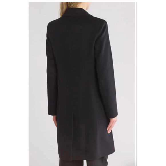 Fleurette Studio Notch lapel Collar $1100 Wool Blend Coat Women's Sz 8 - Picture 3 of 6